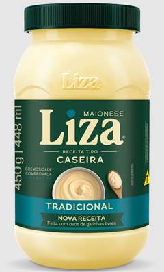 MAIONESE LIZA CASEIRA TRAD PT450G(12)