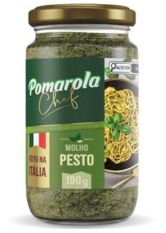 MOLHO PESTO POMAROLA CHEF VD 190G(12)