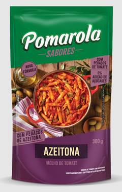 MOLHO TOM POMAROLA AZEITONA SC 300G(24)