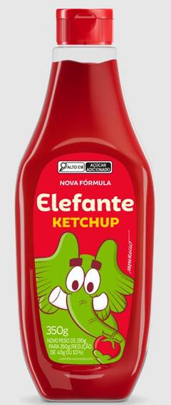 KETCHUP CLASSICO ELEF PT 350G(24)