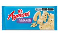 Chocolate Tablete Aymore Branco com Cookies 80g