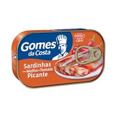 Sardinhas Com Molho de Tomate Picante Gomes da Costa 125g