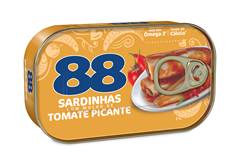 Sardinhas Com Molho de Tomate Picante 88 - 125g