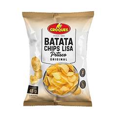 Batata Chips lisa Natural 45g(10)
