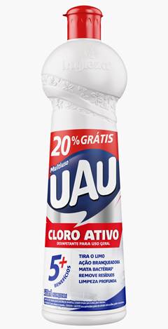 Multi Uso UAU Cloro Ativo Squeeze Promoção 500ml