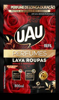 LAVA ROUPAS LIQUIDO UAU ROS SED 800ML