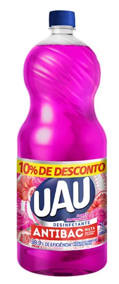 Desinfetante Uau Antibac Flores da Primavera 2L 10% Desconto