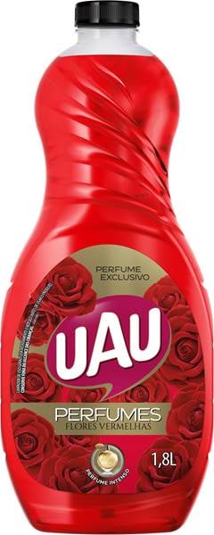 LIMPADOR UAU PERFUME FLORES VERMELHAS E SEDUÇÃO PROMO 1,8L