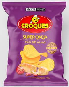 BATATA CHIPS SUP ONDA PAO ALHO 45G(20)