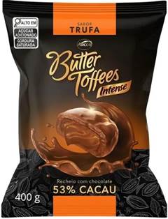 .BALA BUTTER TOFFEE 53% CACAU 400G(15)